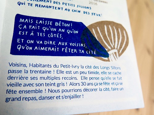 Une invitation à fêter les 30 ans de la cité