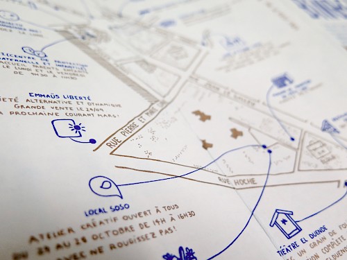 Les lieux, associations, commerces... qui existent dans le quartier