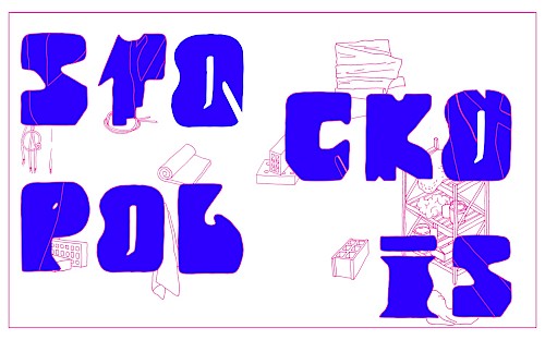 AFFICHE ✺ Stockopolis : Pour la 18&egrave;me &eacute;dition de son festival, le collectif Bellastock a fait appel &agrave; Ne Rougissez Pas! pour r&eacute;aliser l&rsquo;affiche de l'&eacute;v&eacute;nement. Le festival appel&eacute; Stockopolis cette ann&eacute;e, propose aux participants de concevoir, construire et habiter une ville &eacute;ph&eacute;m&egrave;re &agrave; l&rsquo;&eacute;chelle 1:1.