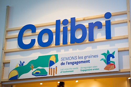 EXPOSITION - IDENTIT&Eacute; VISUELLE ✺ Colibri : R&eacute;alisation de diff&eacute;rentes illustrations adapt&eacute;s aux dispositifs de l&rsquo;exposition Colibri